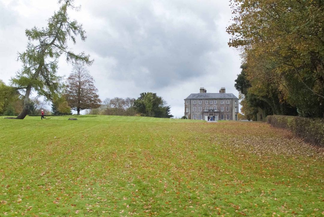 Doneraile gardens with Doneraile House in Background.