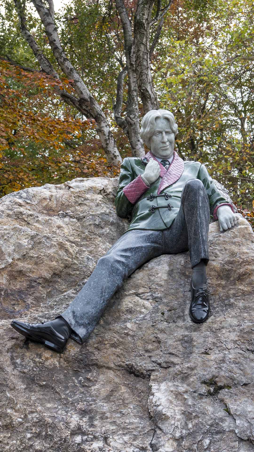 The Oscar Wilde Statue Merrion Square Dublin Ireland