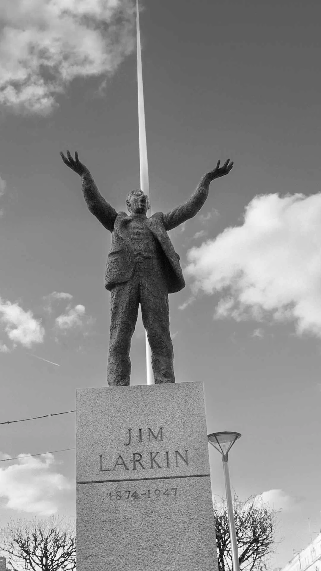 Jim Larkin Statue O'Connell Street Dublin Ireland