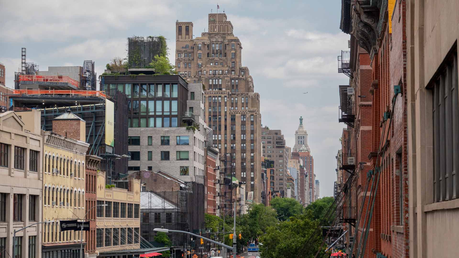 Views from the High Line New York USA