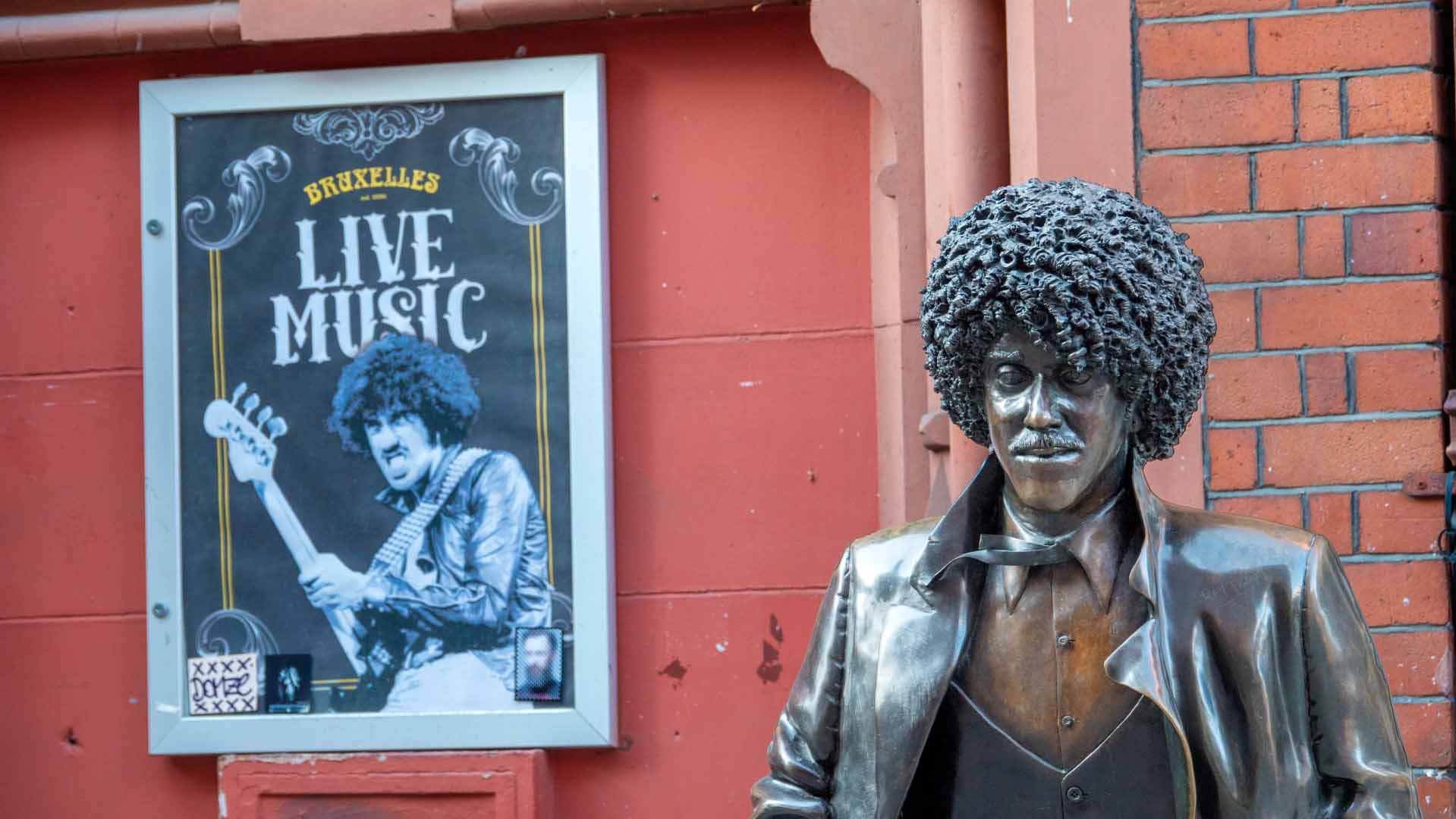 Phil Lynott statue Harry Street