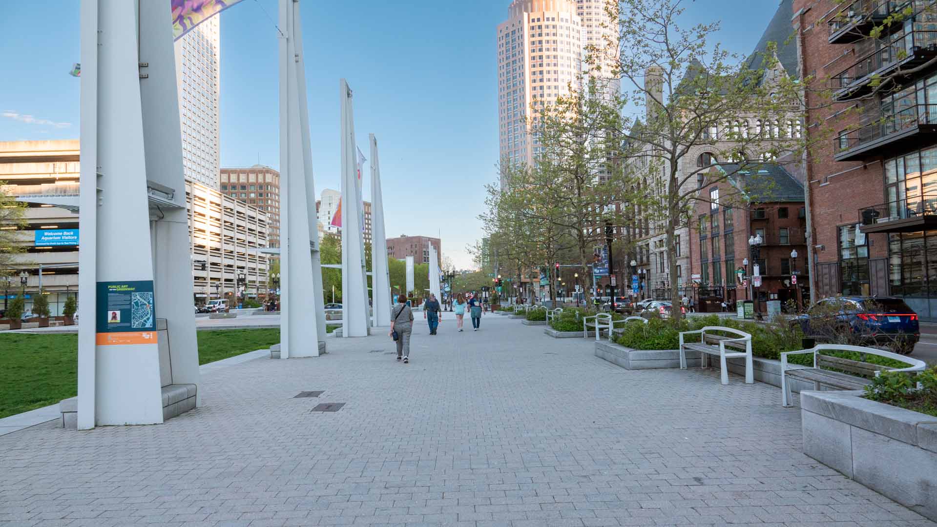 Views from the The Boston Greenway