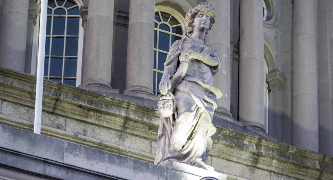 The Custom House in Dublin Ireland