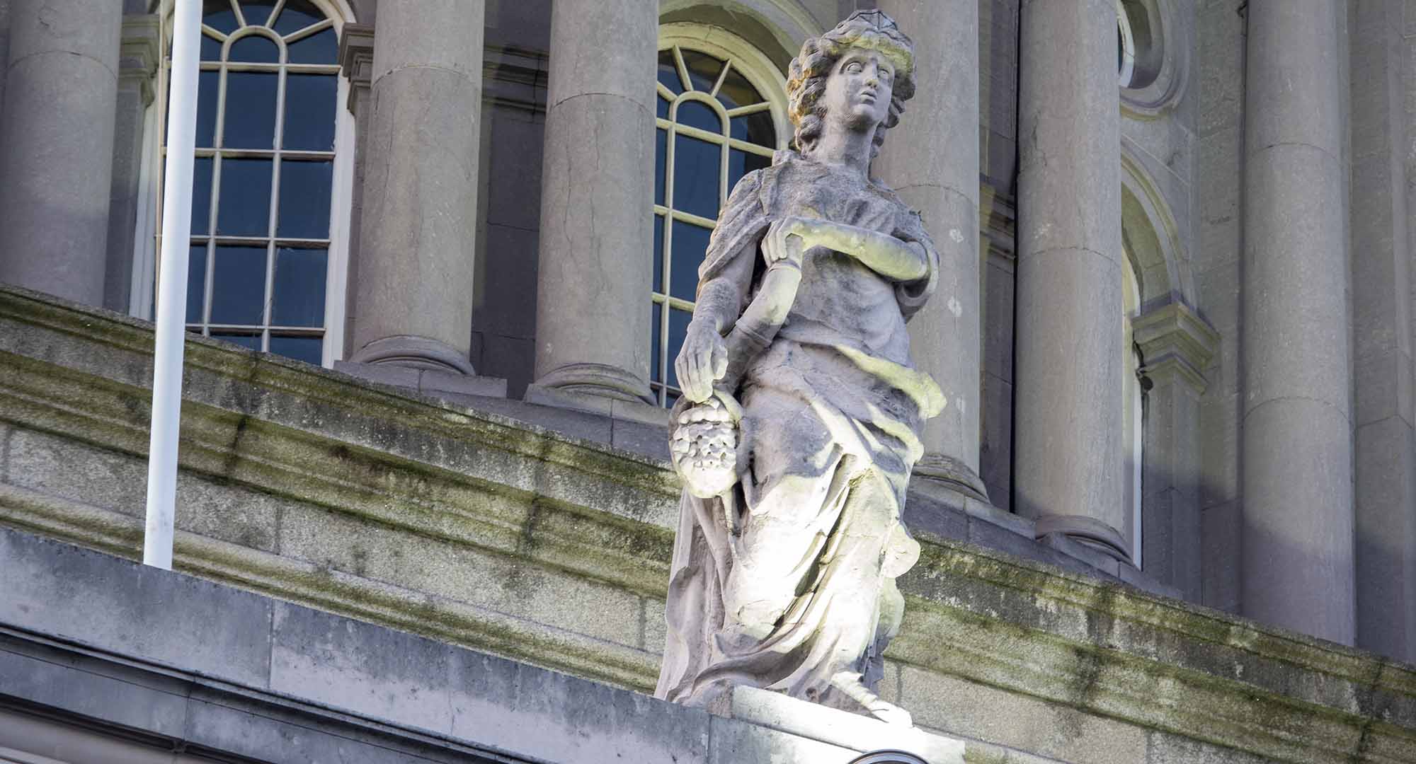 The Custom House in Dublin Ireland