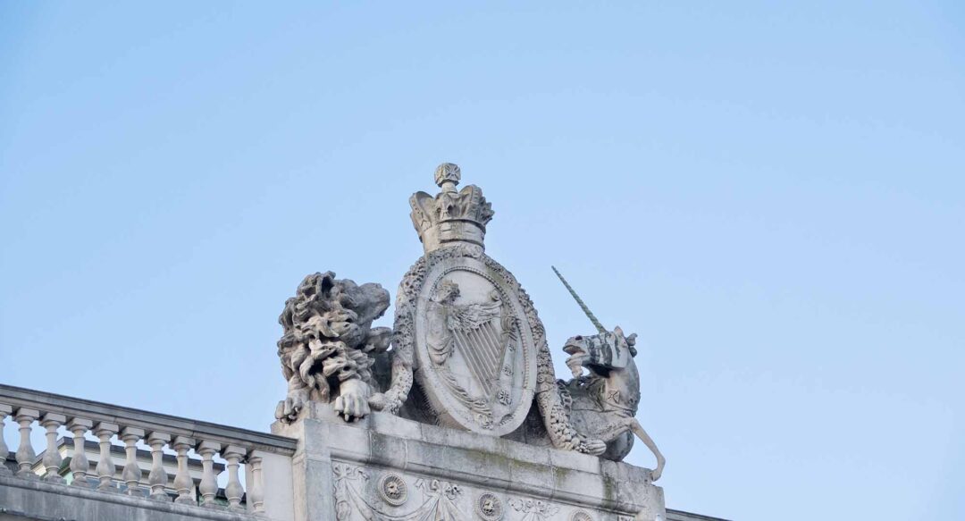 The Custom House in Dublin Ireland