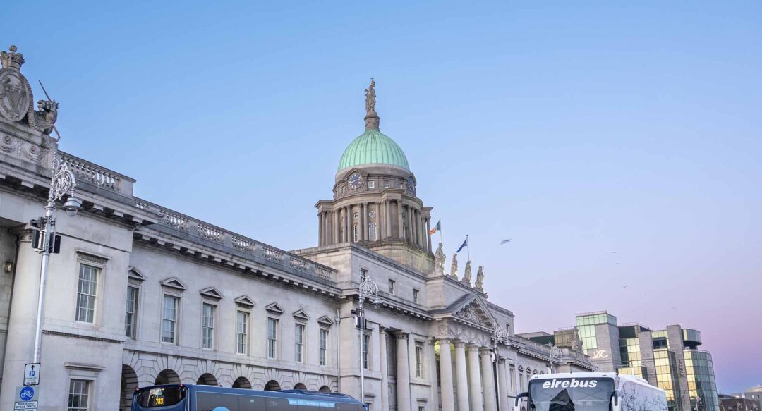 The Custom House in Dublin Ireland