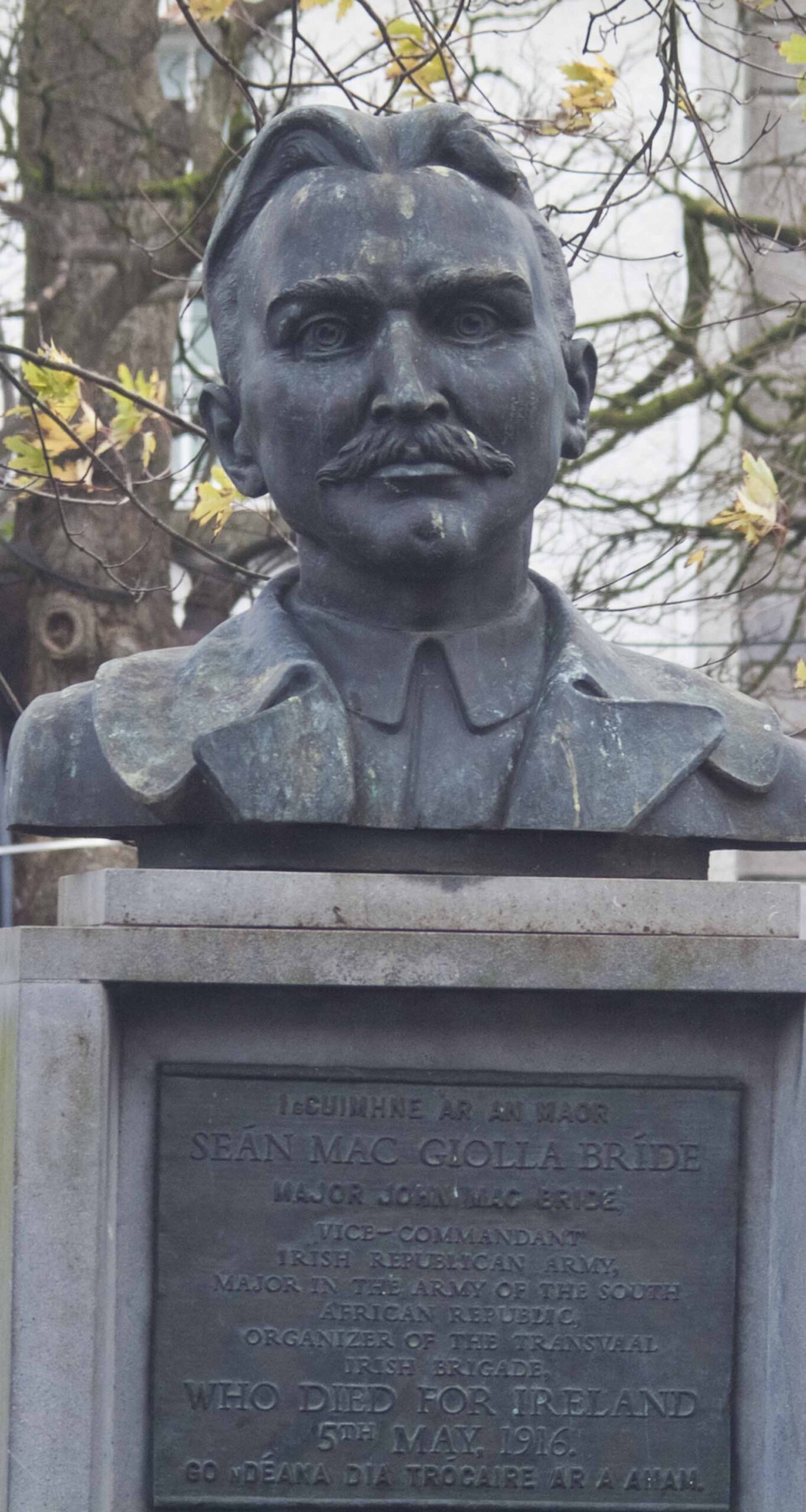  John Mac Bride Statue Westport Ireland