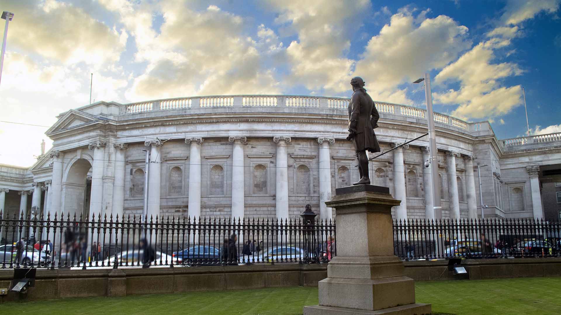 Edmund Burke Statue Trinity College Dublin