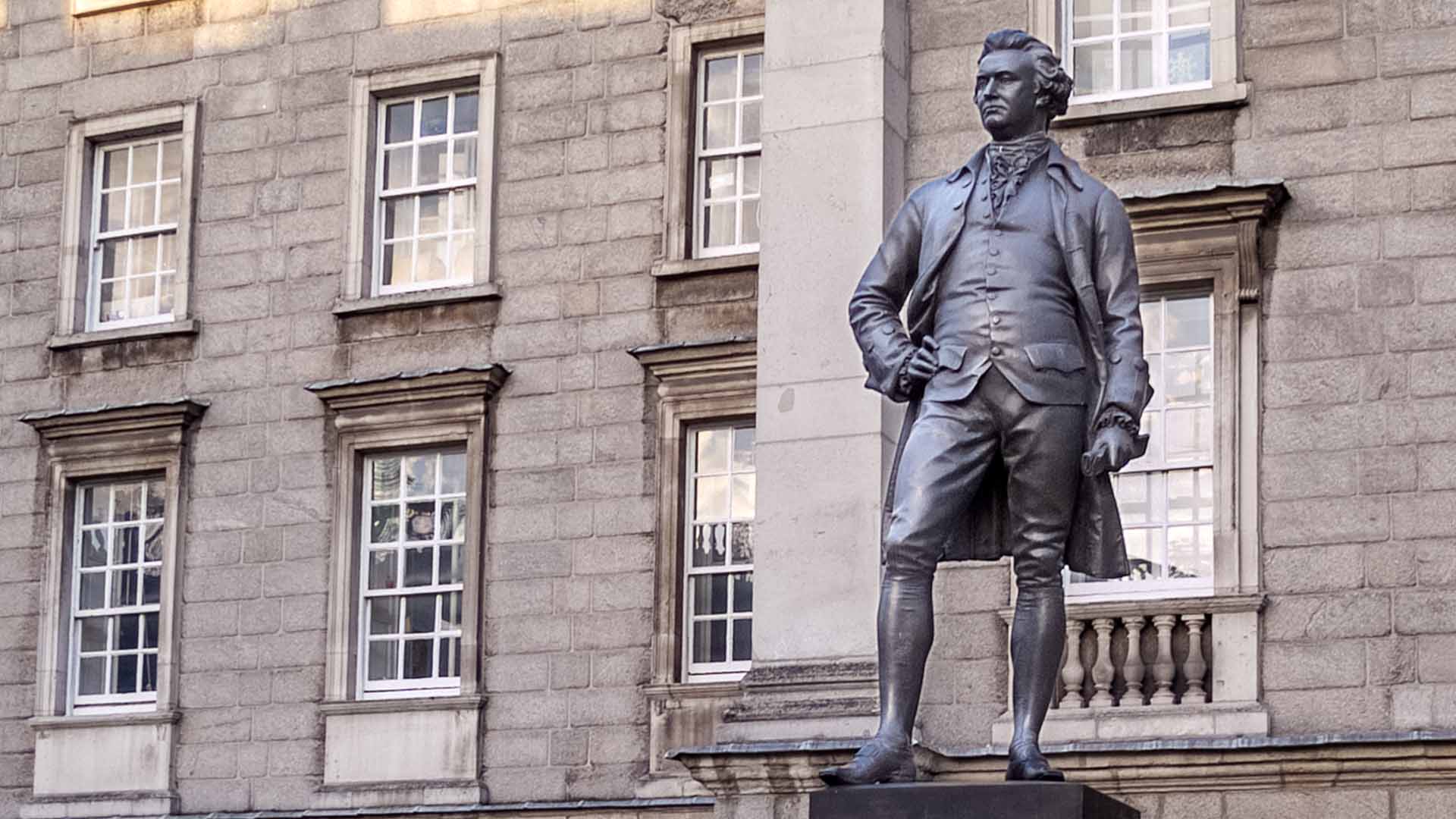 Edmund Burke Statue Trinity College Dublin