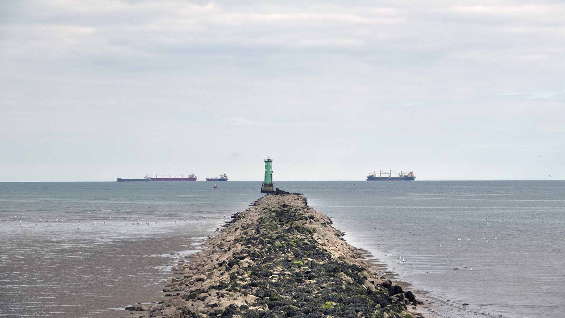 Dollymount Lighthouse North wall