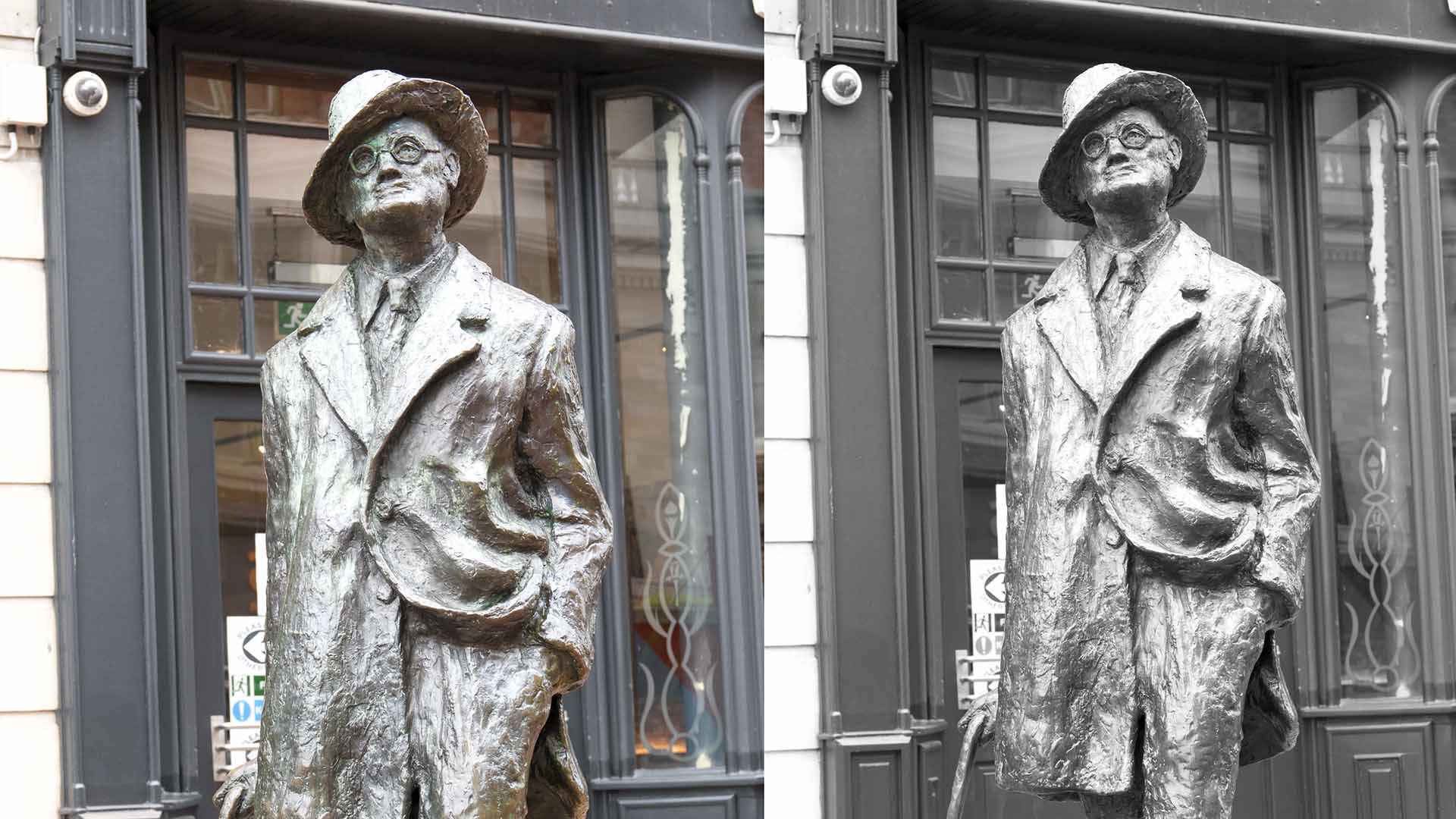 James Joyce Statue Dublin